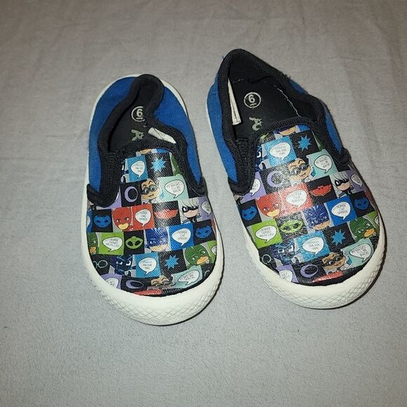 🏖 Infant Baby Boy Toddler Shoe Size 6 PJ Mask - Picture 1 of 3